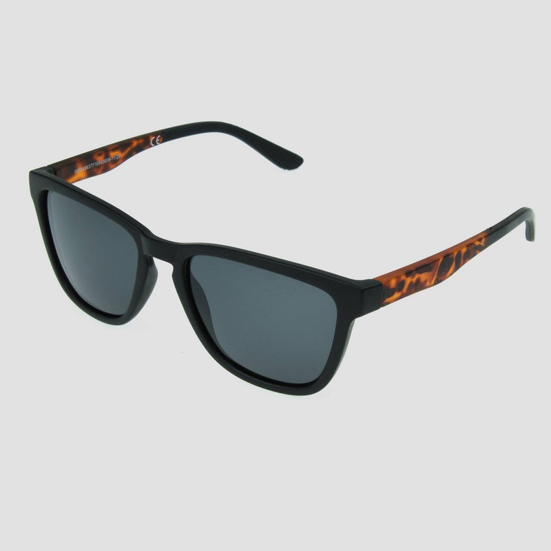 Men's Tortoise Shell Print Square Sunglasses - All In Motion Black