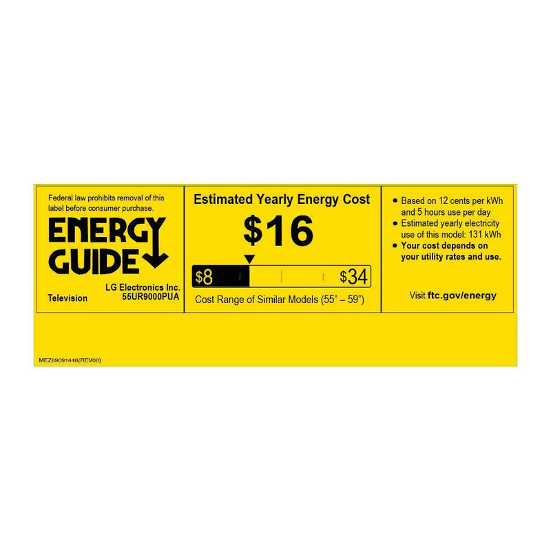 LG 55" Class 4K UHD 2160p LED Smart TV - 55UR9000 (LOCAL PICKUP ONLY)