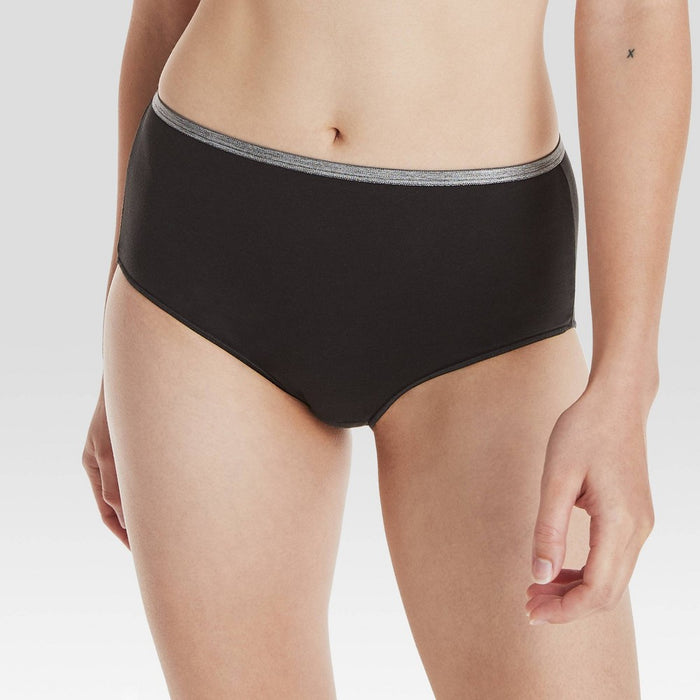 Hanes Women's 10pk Cool comfort Cotton Stretch Briefs Underwear - 6