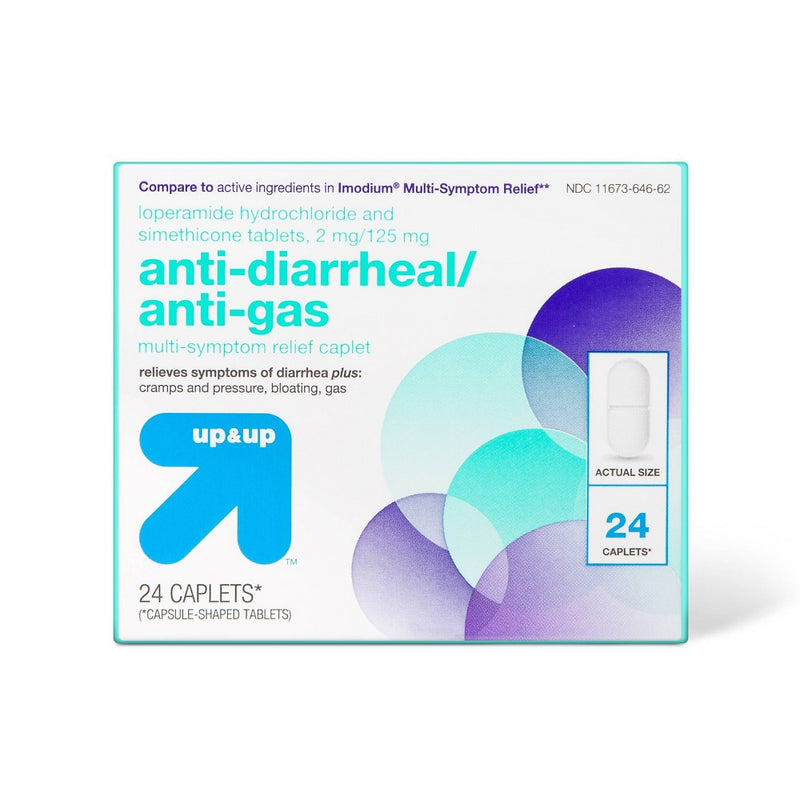 Loperamide Multi Symptom Caplet - 24ct - up&up