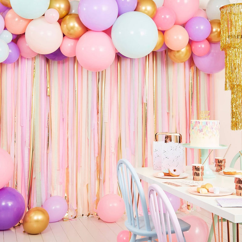 5ct Floral Confetti Balloons