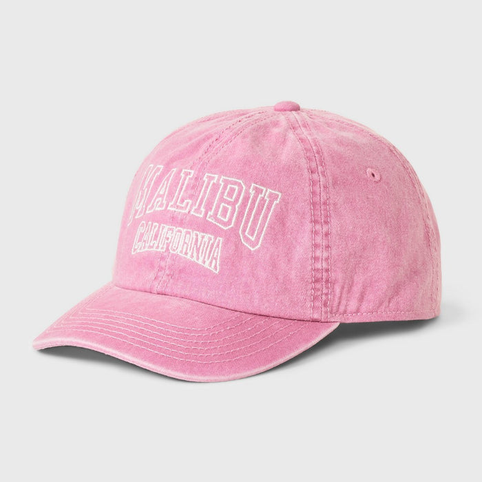 Girls' Malibu California Baseball Hat - Pink