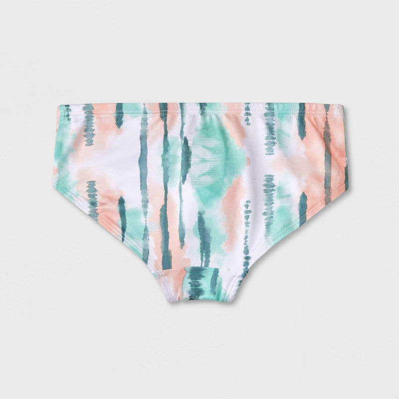 Girls' 5pk Tie-Dye Micro Hipster - art class Green L