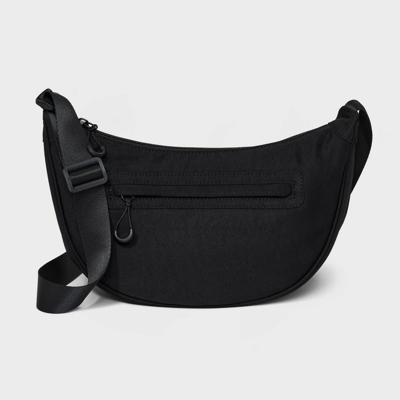 Half Moon Crossbody Bag - Wild Fable Black