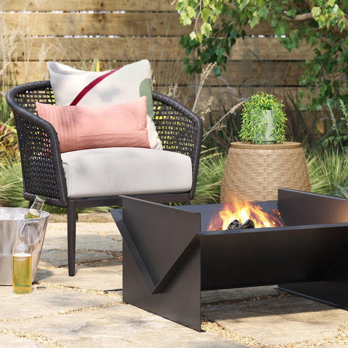 Flat Pack Wood Burning Outdoor Fireplace - Threshold (LOCAL PICKUP ONLY)