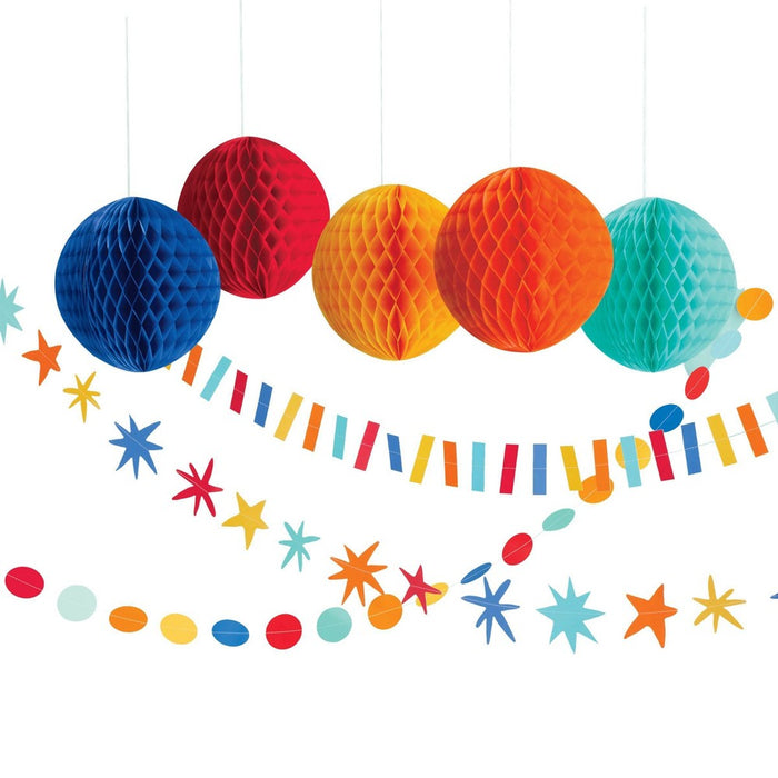 Brights Honeycombs and Garlands - Spritz