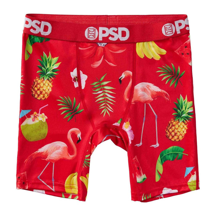 PSD Boys' 2pk 'Tropical' Boxer Briefs - Red/Black L