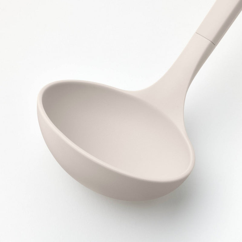 Soft Grip Nylon Ladle Gray - Figmint