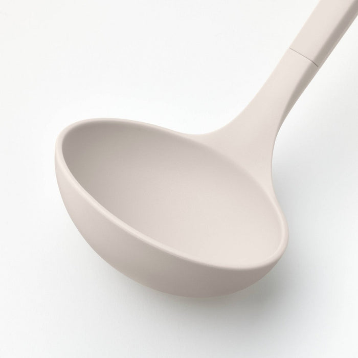 Soft Grip Nylon Ladle Gray - Figmint