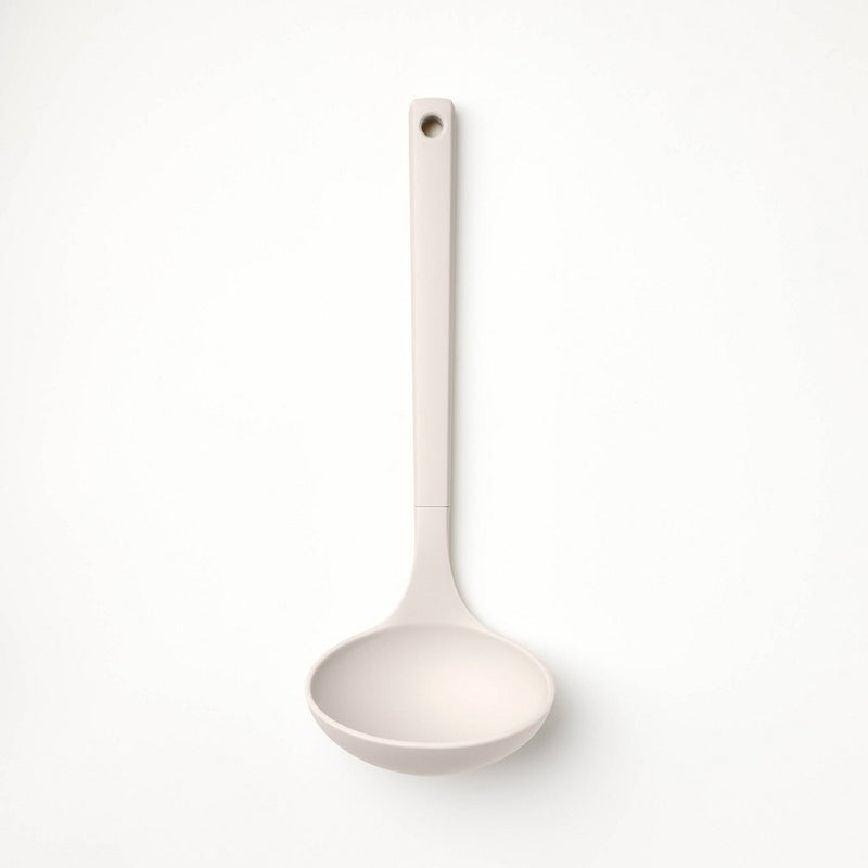 Soft Grip Nylon Ladle Gray - Figmint