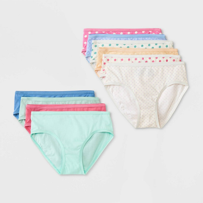 Girls' 10pk Cotton Briefs - Cat & Jack 10