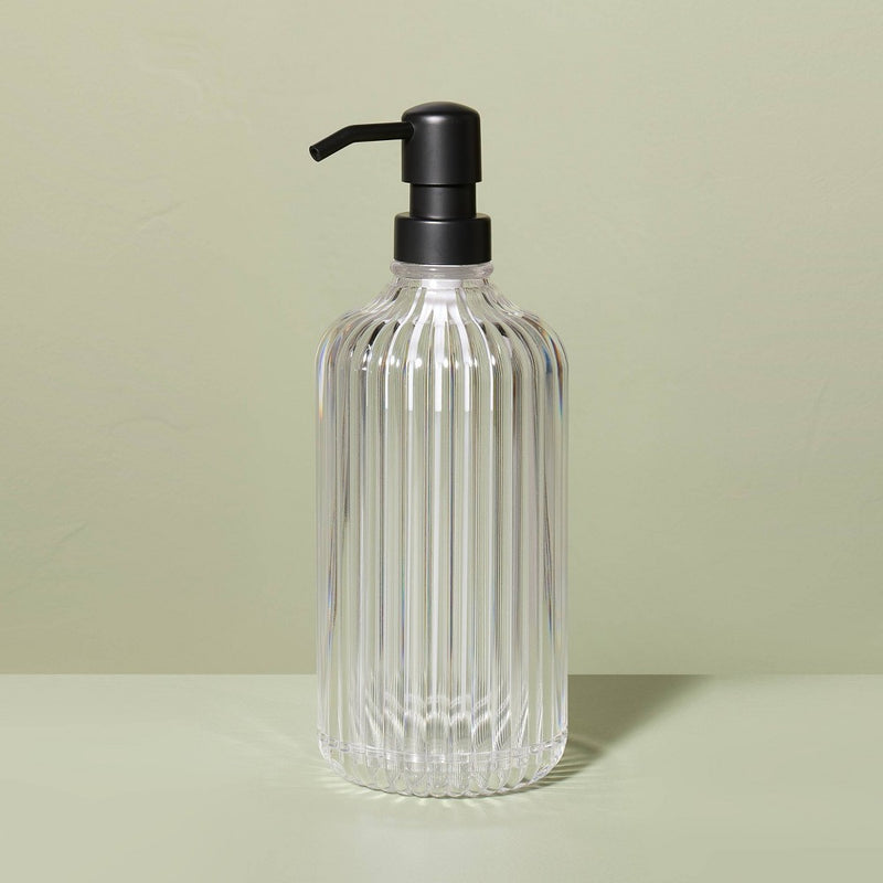 Fluted Acrylic Shower Dispenser - Hearth & Hand with Magnolia