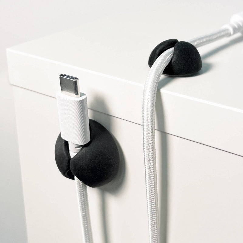 Wrap-It 14pk Cable Clips Black
