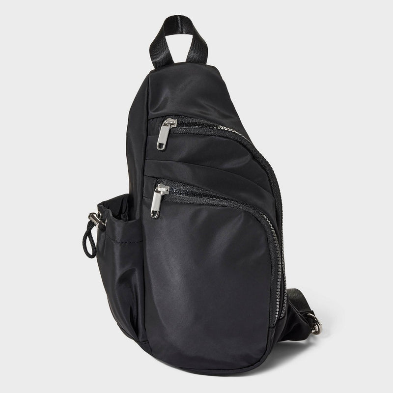 Flap Sling Crossbody Bag - Wild Fable Black