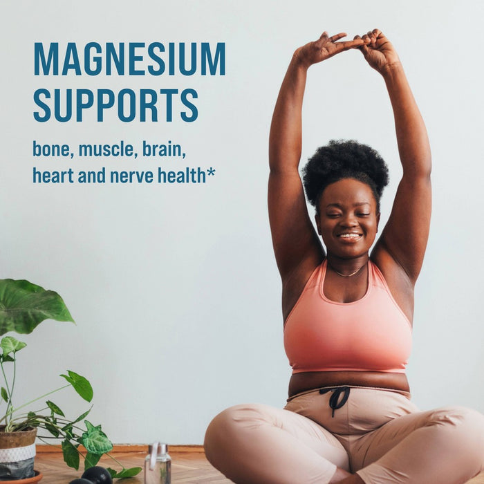Natural Calm Magnesium Glycinate Vegan Capsules - 120ct
