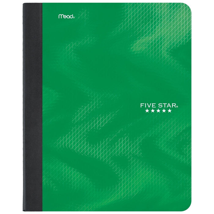 Five Star College Ruled 80ct Active Composition Book Green