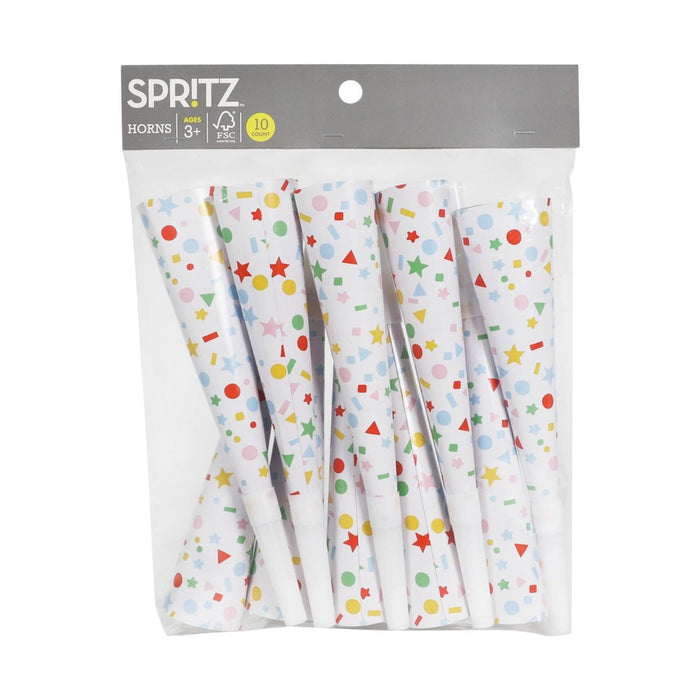 Rainbow Confetti Noisemakers - Spritz