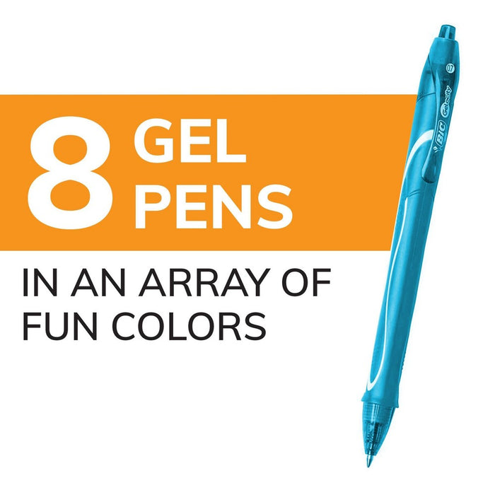 BiC Gelocity 8pk Quick Dry Gel Pen Multicolored Ink Ocean Theme
