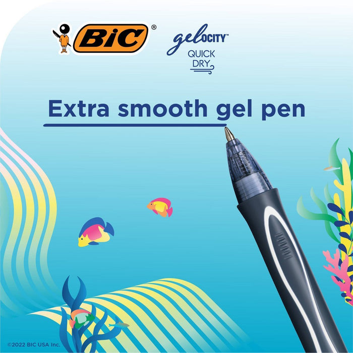 BiC Gelocity 8pk Quick Dry Gel Pen Multicolored Ink Ocean Theme