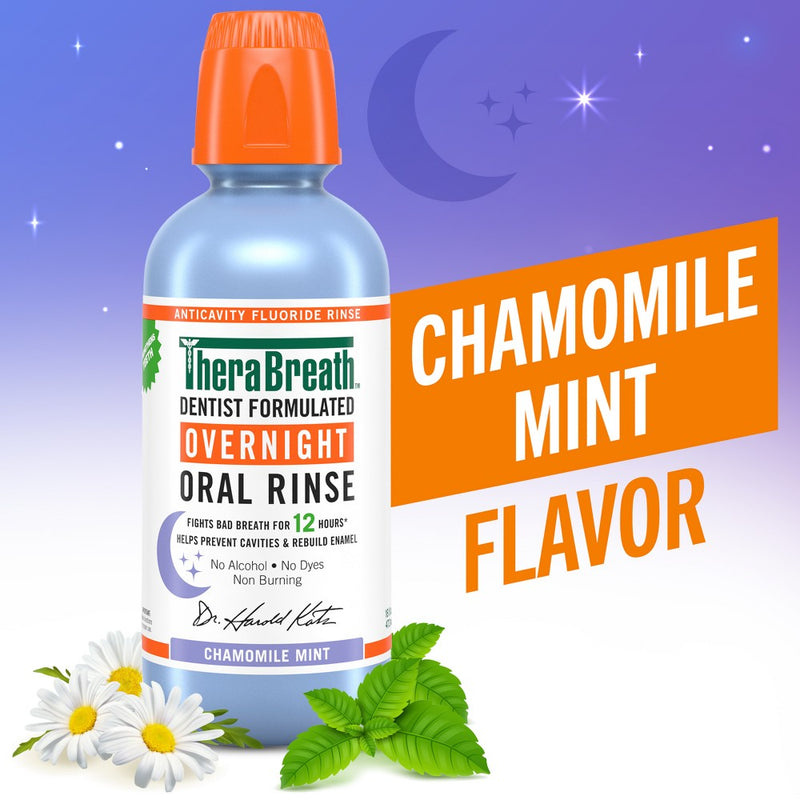 TheraBreath Overnight Oral Rinse - 16 fl oz