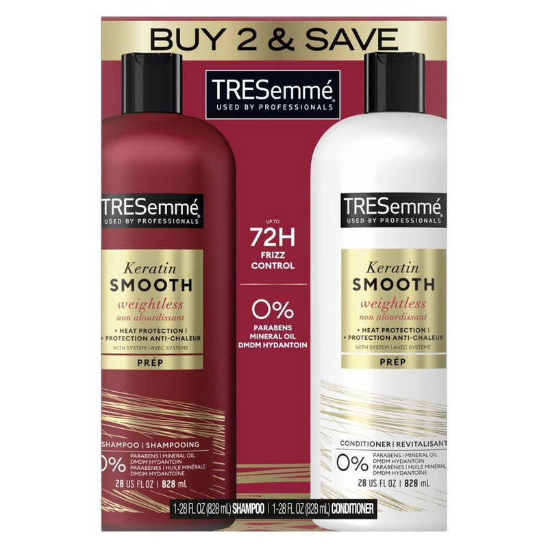 Tresemme Keratin Smooth Shampoo & Conditioner - 28 fl oz/2ct