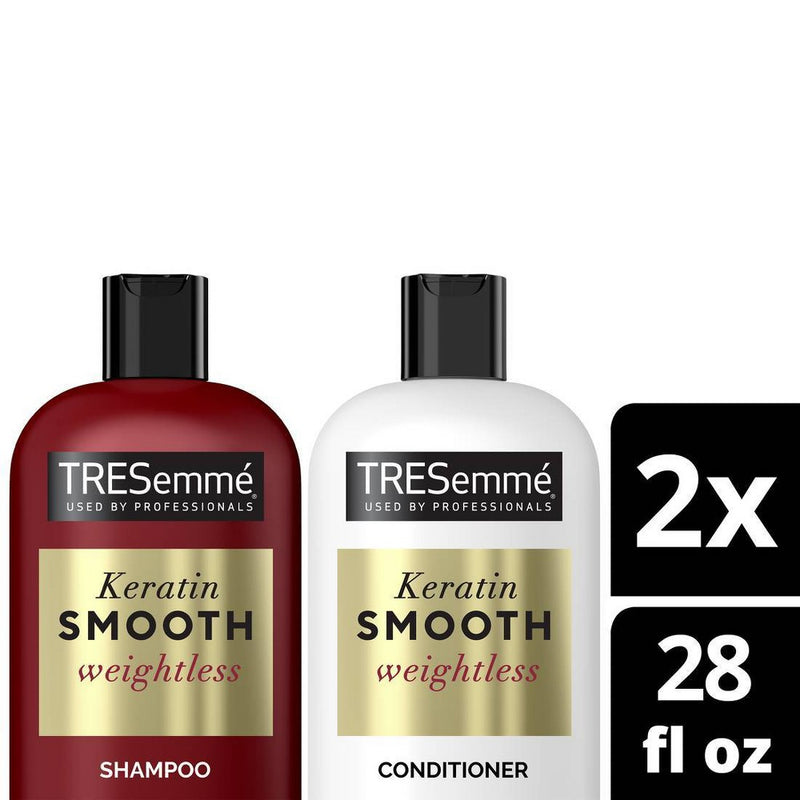 Tresemme Keratin Smooth Shampoo & Conditioner - 28 fl oz/2ct