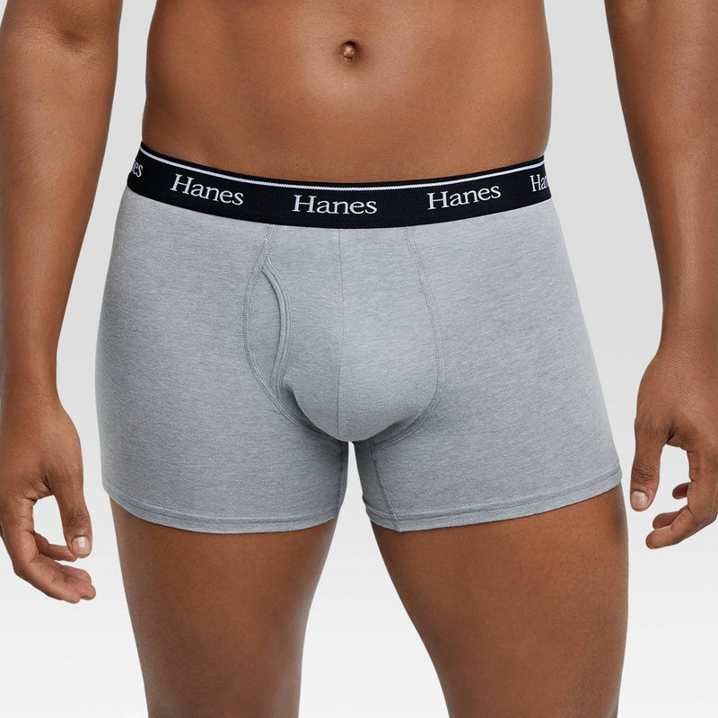 Hanes Originals Premium Men's Trunks - Charcoal Gray L