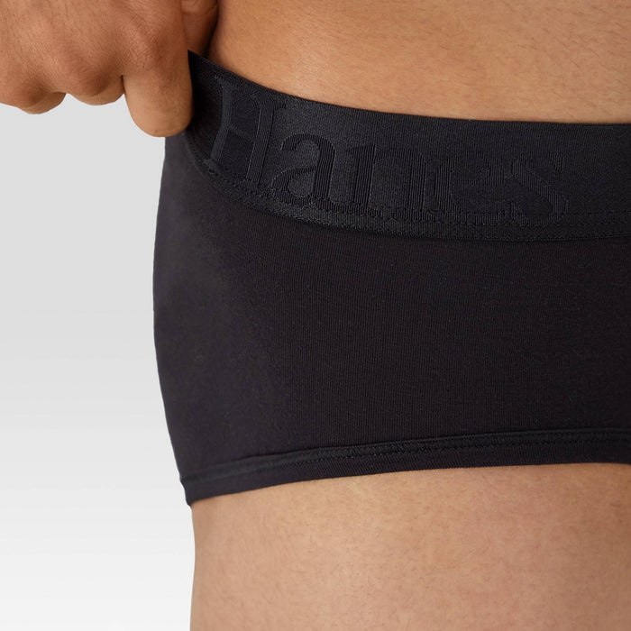 Hanes Originals Premium Men's SuperSoft Briefs 3pk - Blue/Black M
