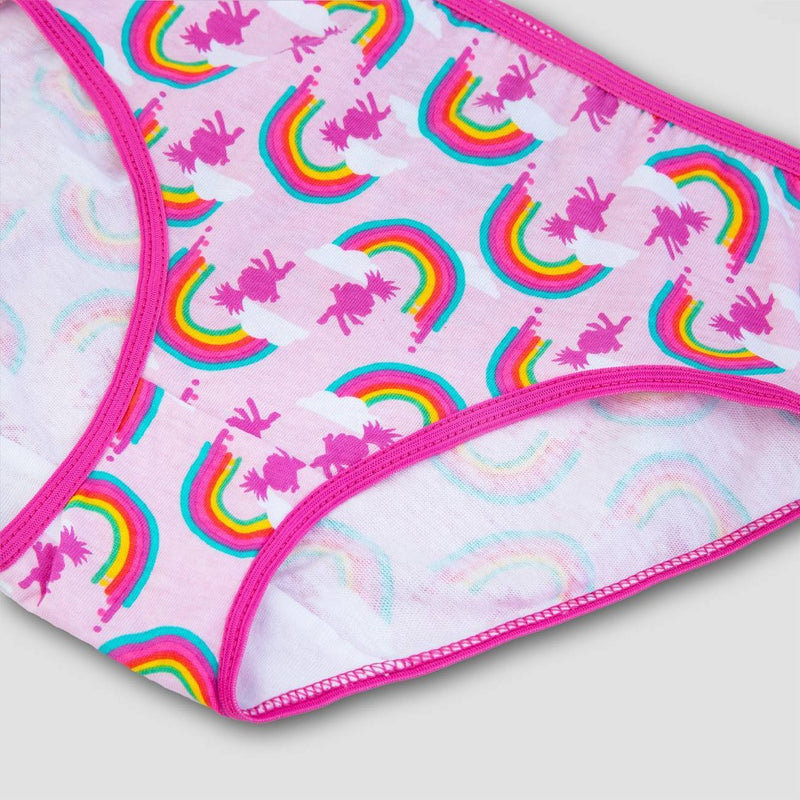 Girls' Trolls Poppy 7pk Boxer Briefs - 4