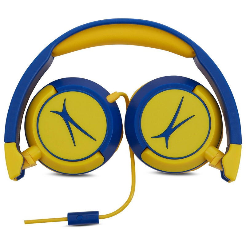 Altec Lansing Kid's Wired Over-Ear Headphones - Blue/Yellow