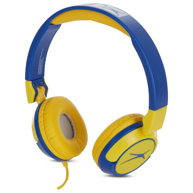 Altec Lansing Kid's Wired Over-Ear Headphones - Blue/Yellow