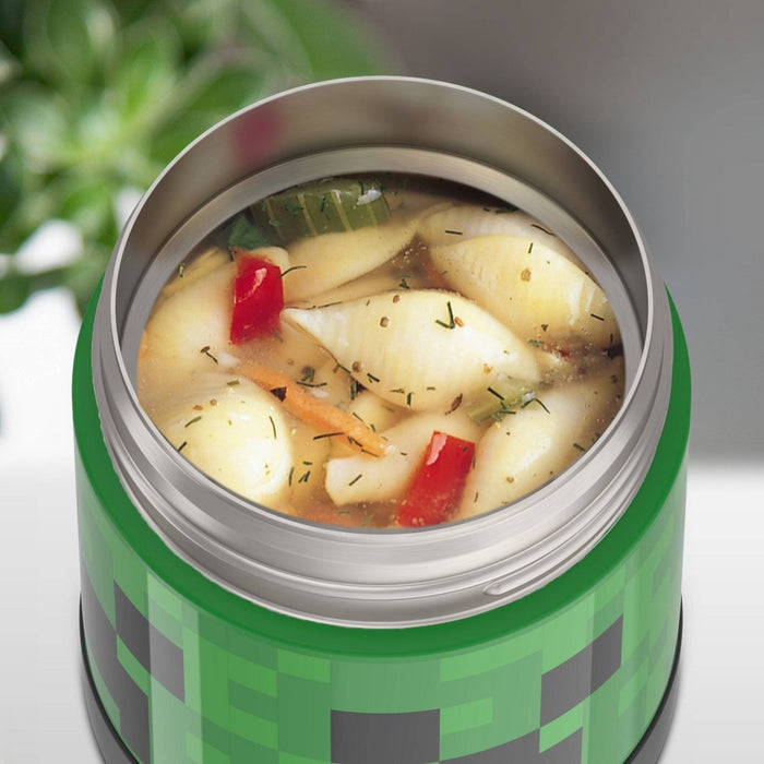 Thermos Kids' 10oz FUNtainer Stainless Steel Food Jar with Spoon - Minecraft
