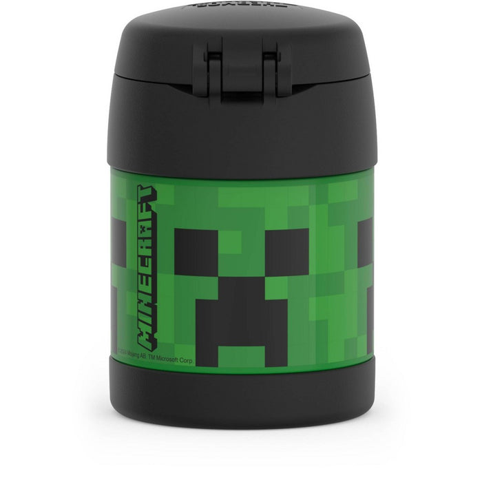Thermos Kids' 10oz FUNtainer Stainless Steel Food Jar with Spoon - Minecraft