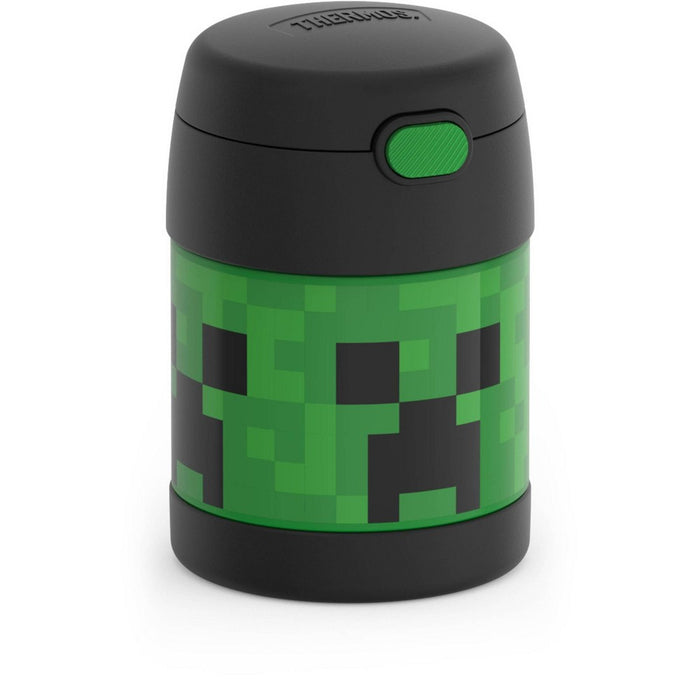 Thermos Kids' 10oz FUNtainer Stainless Steel Food Jar with Spoon - Minecraft