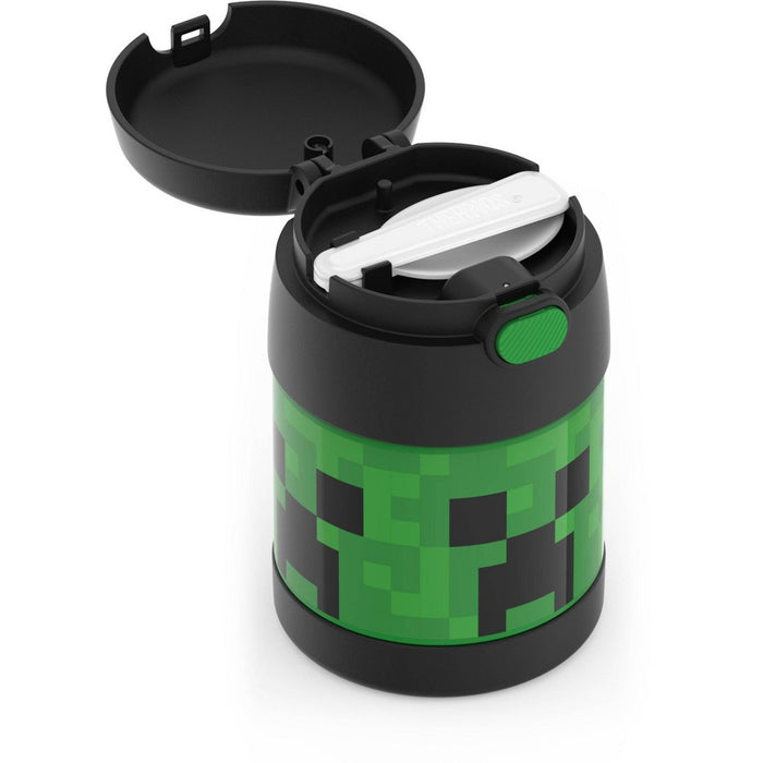 Thermos Kids' 10oz FUNtainer Stainless Steel Food Jar with Spoon - Minecraft