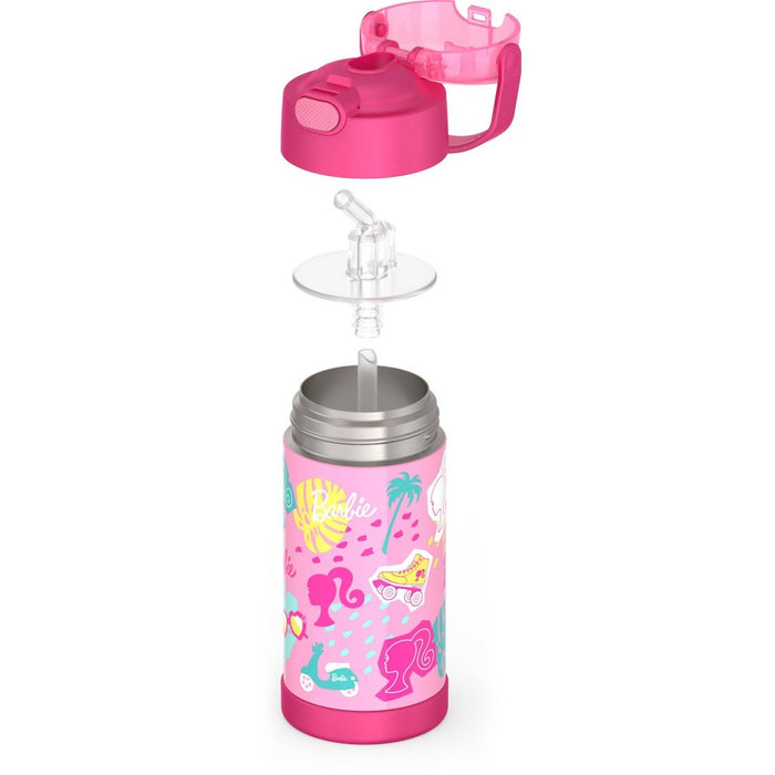 Thermos Kids' 12oz Stainless Steel FUNtainer Water Bottle with Bail Handle - Barbie