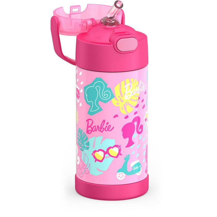 Thermos Kids' 12oz Stainless Steel FUNtainer Water Bottle with Bail Handle - Barbie