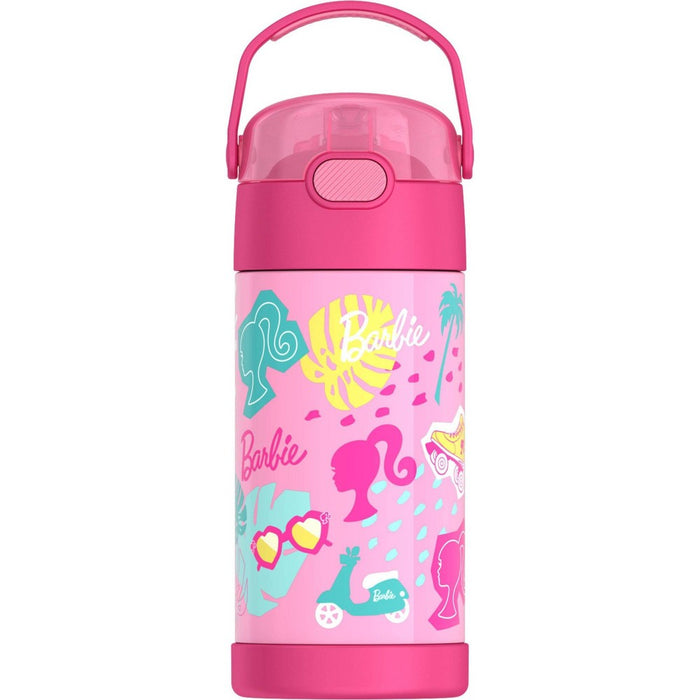 Thermos Kids' 12oz Stainless Steel FUNtainer Water Bottle with Bail Handle - Barbie