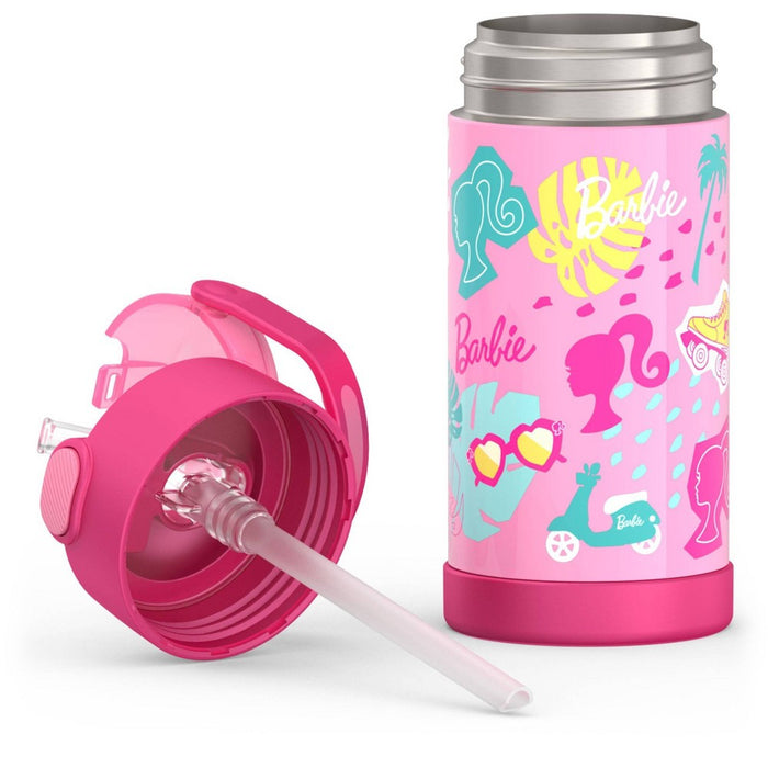 Thermos Kids' 12oz Stainless Steel FUNtainer Water Bottle with Bail Handle - Barbie