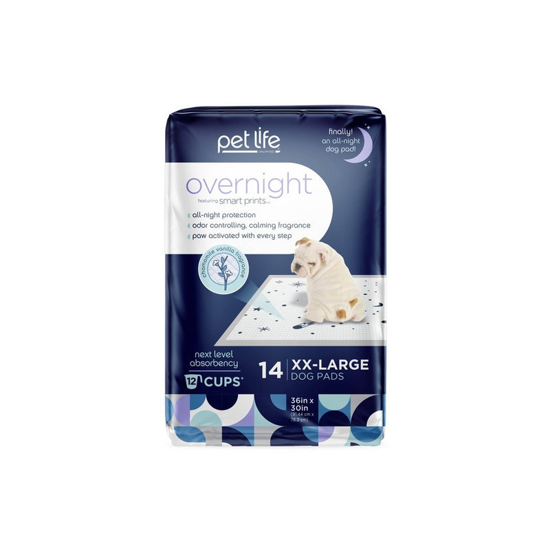Pet Life Unlimited Overnight Smart Prints Dog Pads - XXL - 14ct