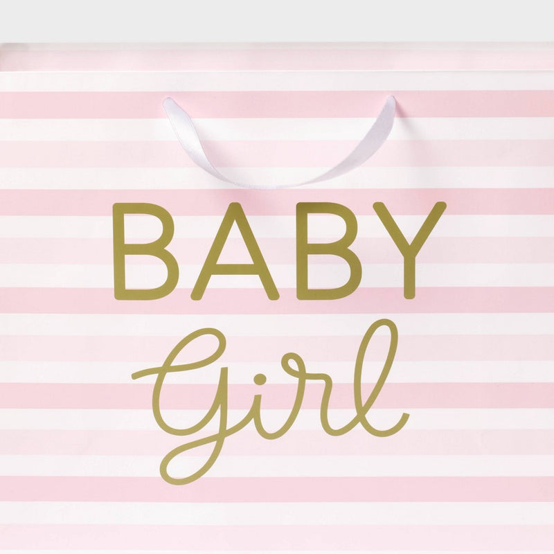 XS Pink 'Hello Baby' Gift Bag - Spritz