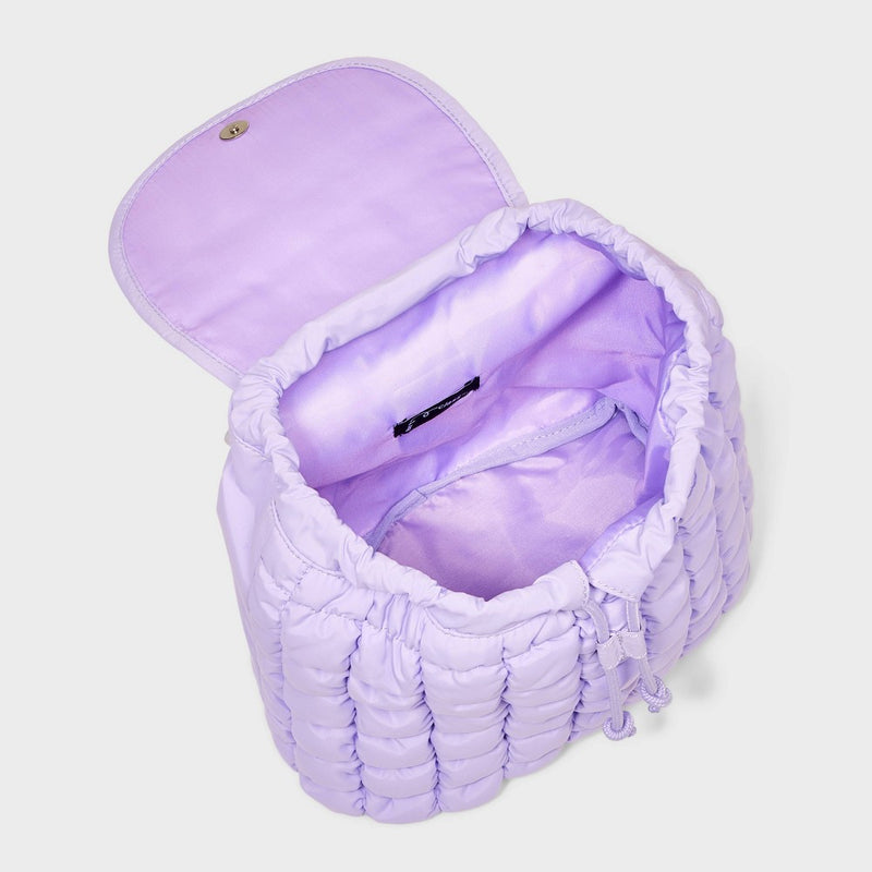 Kids' 8.5" Quilted Mini Backpack - art class Purple