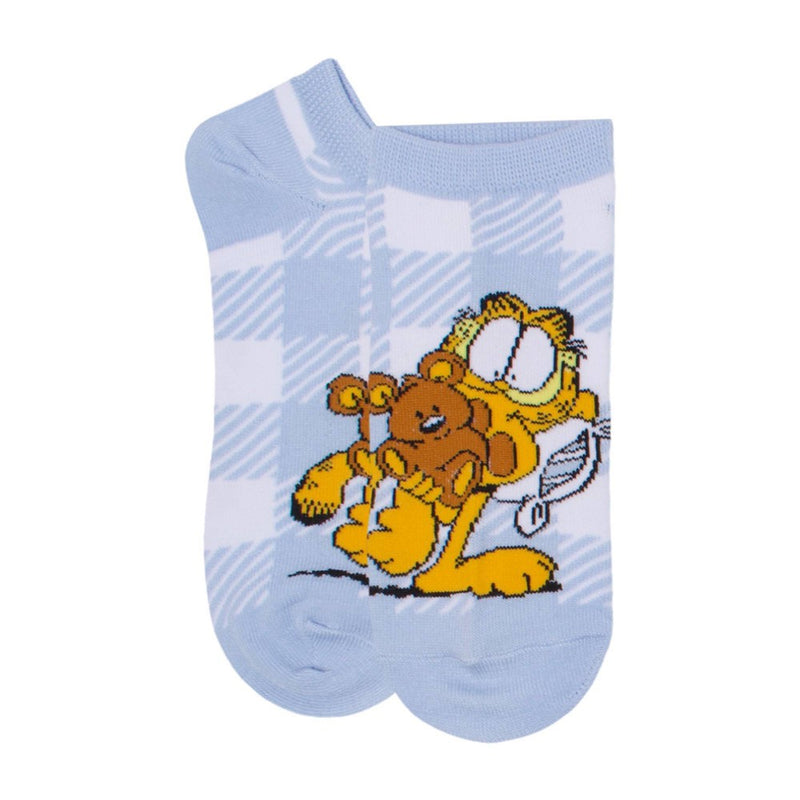 Girls' Garfield 6pk Socks - Purple S/M