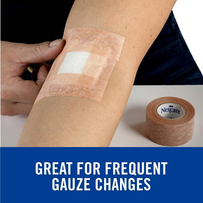 Nexcare Gentle Paper Tan Tape - 2pk