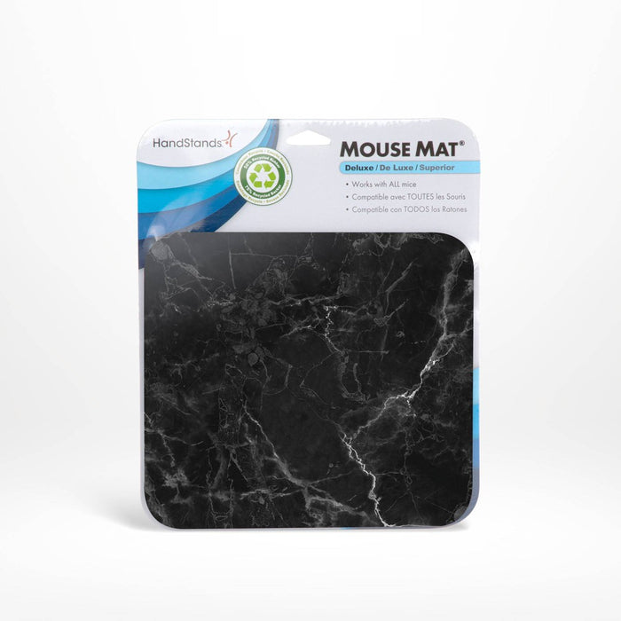 HandStands Deluxe Mouse Mat - Black Marble