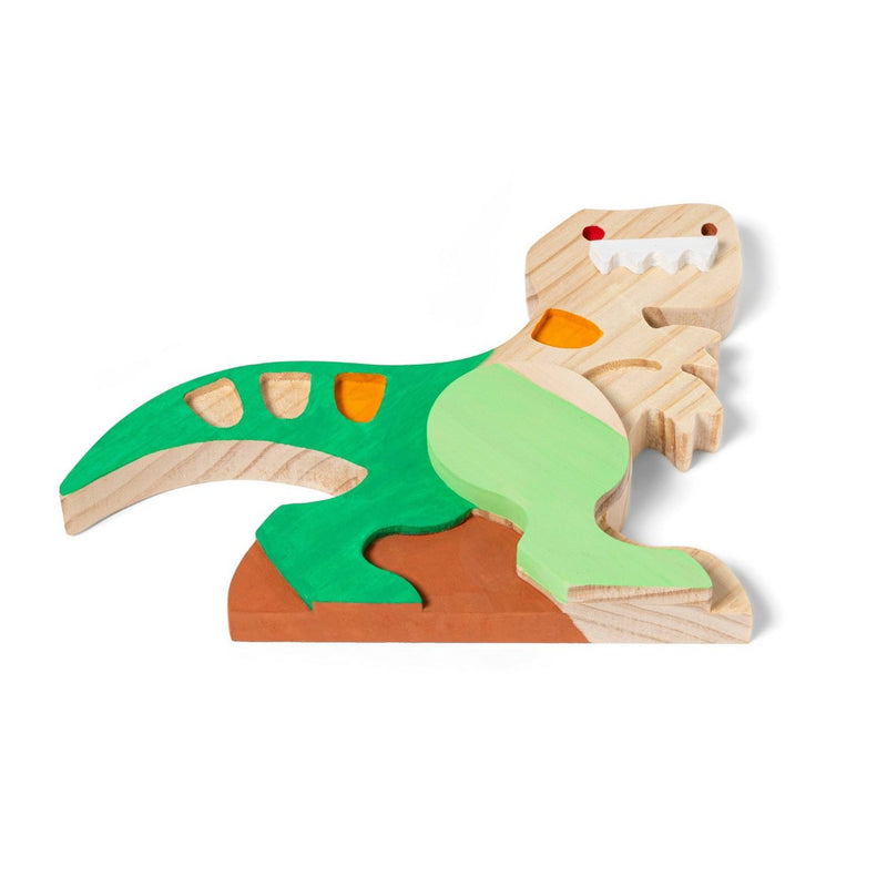 Freestanding Wood Dinosaur - Mondo Llama