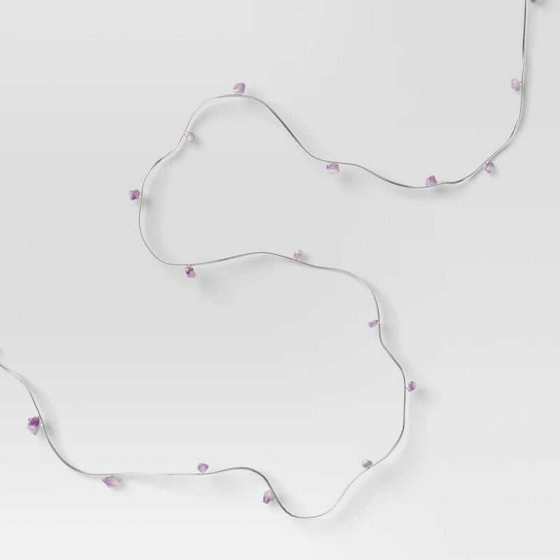 Amethyst Fairy Lights Purple - Room Essentials