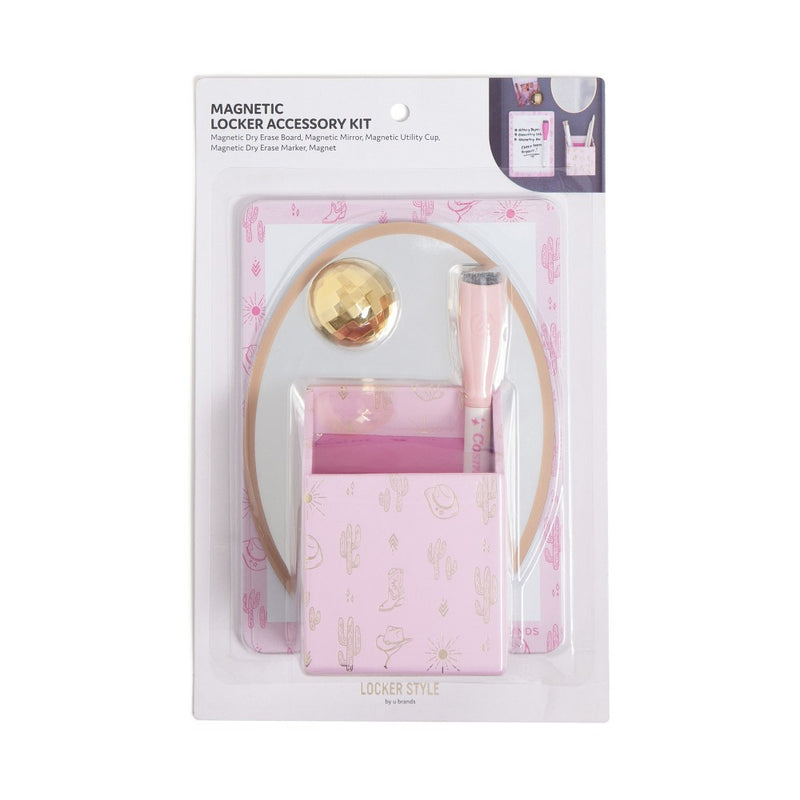 U Brands 5ct Locker Value Pack - Giddy Up Pink