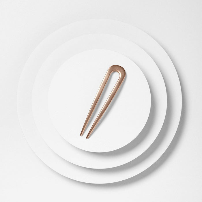 The Hair Edit Sleek Chignon French Hair Pin - Gold