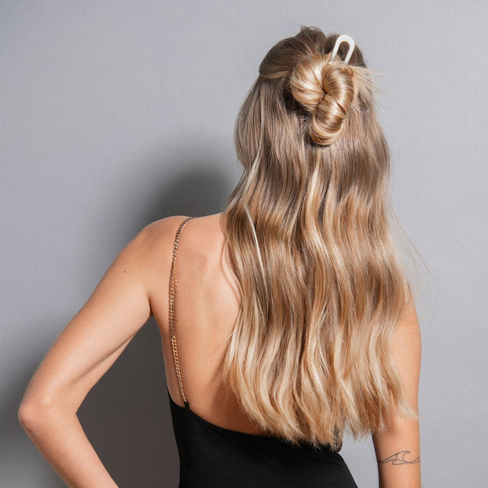 The Hair Edit Sleek Chignon French Hair Pin - Gold